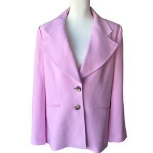 Khaite Pink women’s Blazer Size 12 career designer